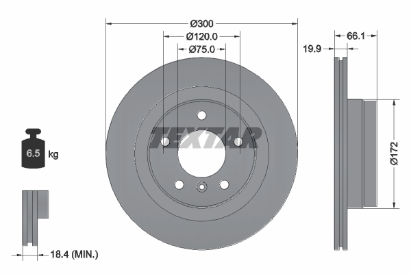 FREN DİSKİ ARKA ADET E81-E87-E90-E91-E92-E93 BM