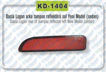 ARKA TAMPON REFLEKTORU SOL DACIA LOGAN 09 ->