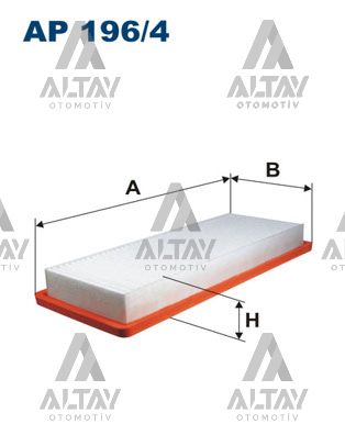 HAVA FİLTRESİ 207 / 208 / 3008 / DS3 / C4 / 07=> 1.6 THP