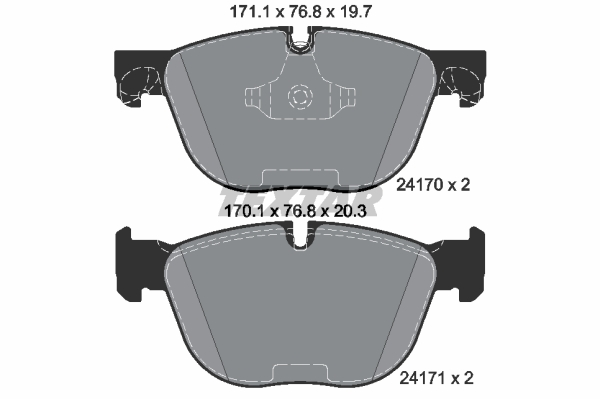 Fren Balatası Ön  X5 E70-X5 F15-X6 E71-X6 F16 Bm