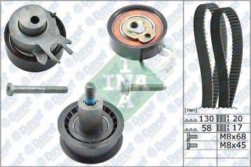 EKSANTRİK GERGİ KİTİ GOLF-BORA-CADDYII-III-GOLF IV-POLO-OCTAVIA 1.4-1.6 16V (AFY-AFK) (5PARÇA)