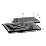 POLEN FILTRESI (KARBONLU) W203 02>07 CL203 02>08 S203 01>07 C209 02>09 A209 02>10