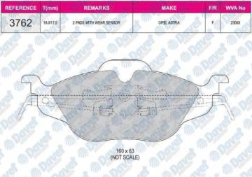 ON FREN BALATASI ASTRA G ZAFIRA A 98>10
