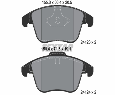 Fren Balatası Ön  Freelander 2 - Evoque Bm