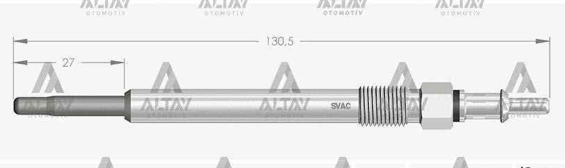 KIZDIRMA BUJİSİ (ISITMA) SPRINTER / VITO / C200 / E200 11.5V.