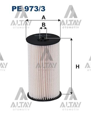 YAKIT FILTRESI (MAZOT) PASSAT / CADDY / GOLF5 / JETTA 06=> 1.6 TDI-1.9 TDI-2.0 TDI BKD-BLS-CAYB-CAYC-CAYD-CFFB