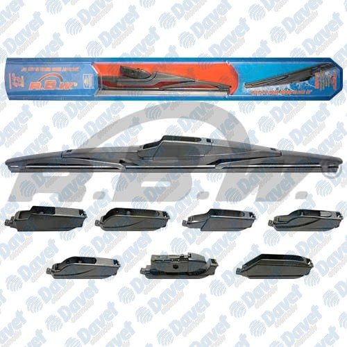 Sılecek Supurgesı Arka 330Mm Plastık Multı-Fıt Unıversal 7 Aparatlı