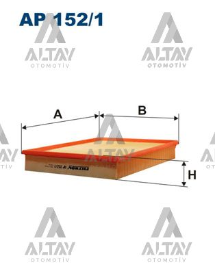 HAVA FİLTRESİ VECTRA C 02-07 Z16XE Z18XE Z16XEP Z18XER 1.6-1.8