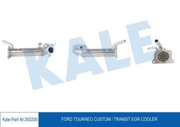 EGR SOĞUTUCU TOURNEO CUSTOM V362 2.2 TDCİ -TRANSIT V363 2.2 TDCİ
