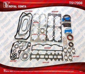 MOTOR TAKIM CONTA (ALT / UST FULL) REINZ KECELI SUBAP LASTIKLI S,K,C HARIC DUCATO 01> IVECO DAILY 01> 2,3JTD KARSAN JEST J10 2,3JTD 06>