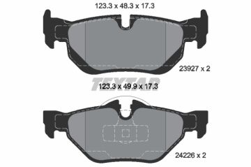 Fren Balatası Arka  E81-E82-E87-E88-E90-E90 Lci-E91-E91 Lci-E92-E92 Lci-E93-E93 Lci-F30-F30 Lci-F35-F35 Lci-X1 E84  Bm