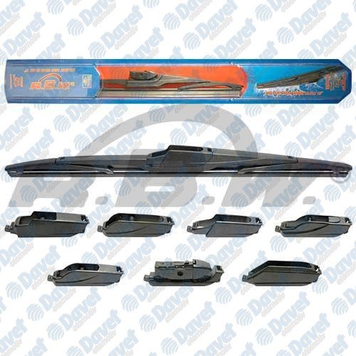 SILECEK SUPURGESI ARKA 380MM PLASTIK MULTI-FIT UNIVERSAL 7 APARATLI
