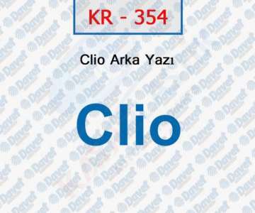 ARKA YAZI CLIO