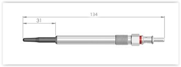 KIZDIRMA BUJİSİ MERCEDES C CLASS W203 C30 CDİ (03-07) S203 C30 (03-07) CL203 C30 (02-08)