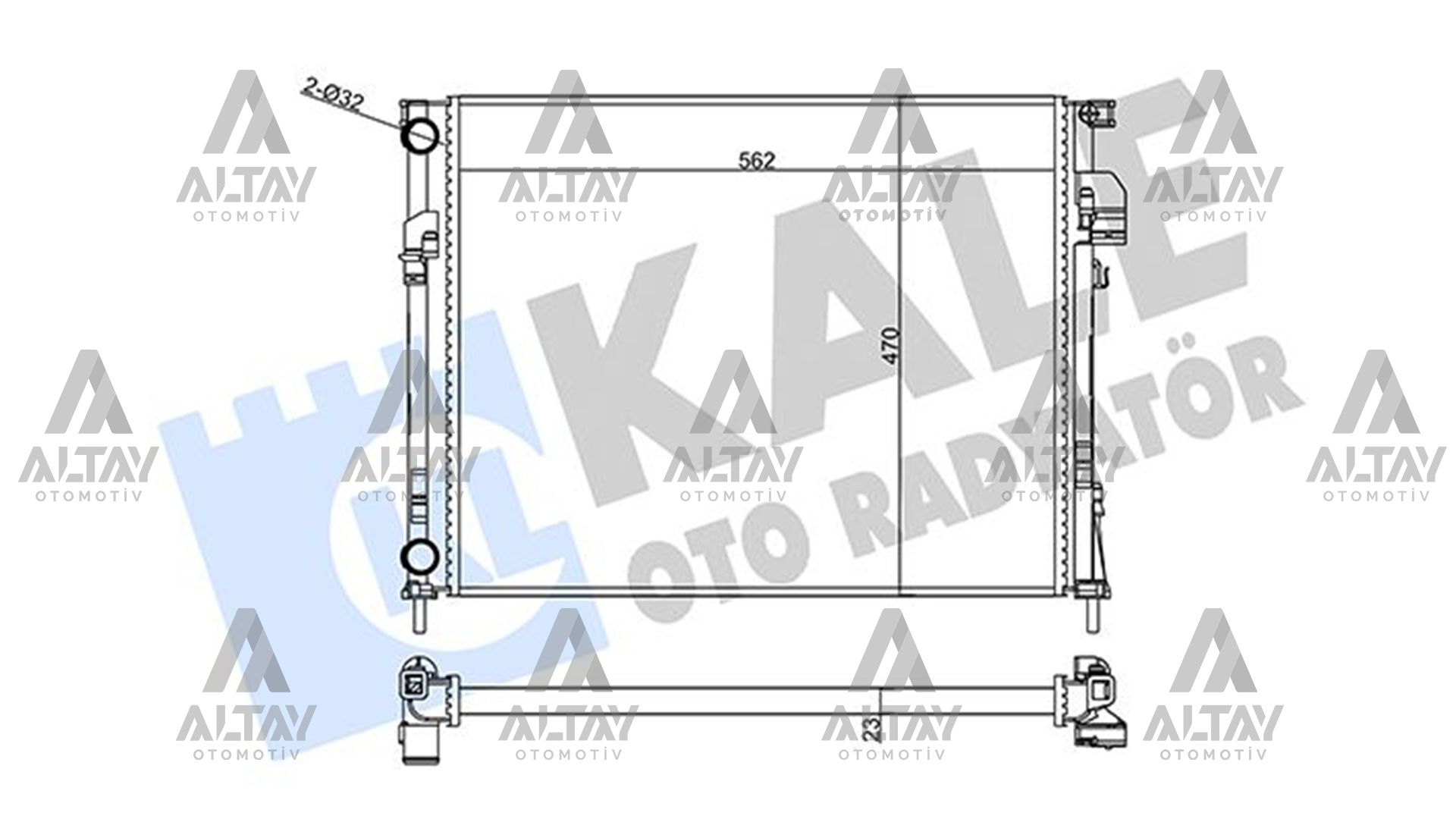 RADYATÖR SU TRAFIC II 01-14 / VIVARO 02-14 / 1.9 DCI M-T MEKANİK