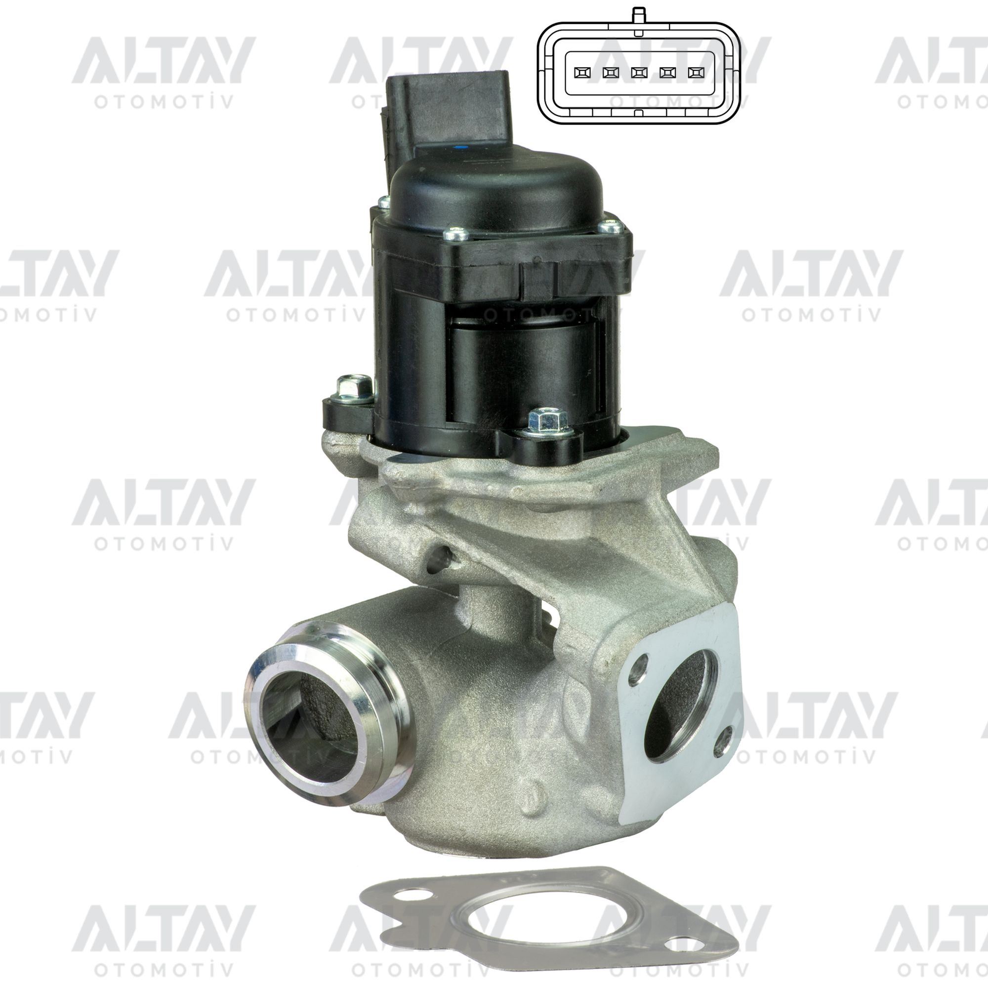 EGR VALFİ 206 / 207 / 307 / BİPPER / NEMO / C3 / FİESTA 02=> 1.4 HDI-TDCI