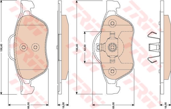 ÖN BALATA LGN III 10/07=>MEGANE II 11/02=> SCENİC II 06/03=>