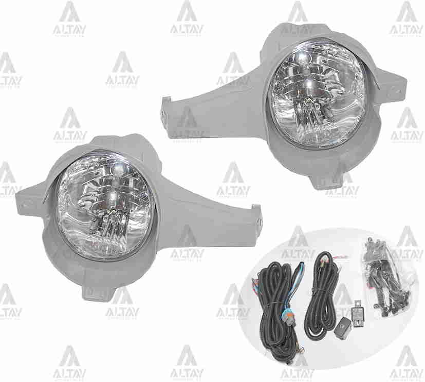SİS LAMBASI HILUX 05-14 VIGO DUYLU ÖN SAĞ-SOL TAKIM TESİSATLI