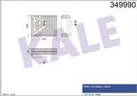 EVAPORATOR (FIAT: DOBLO MPV  - PUNTO  1.3JTD 1.9 JTD  00-12)