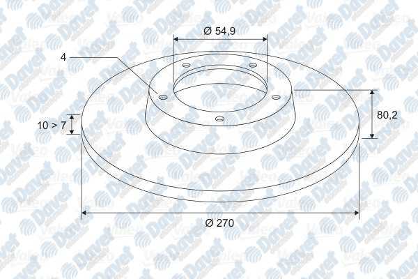 ARKA FREN DISK AYNASI MEGANE II SCENIC 02>1,4I 1,5DCI 1,6I 1,9DCI 2,0I