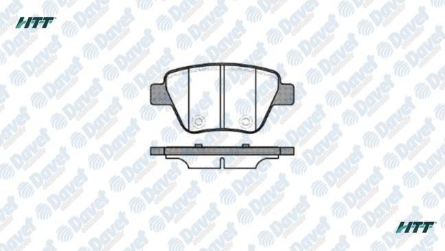 ARKA FREN BALATASI LEON CADDY OCTAVIA 1,4TSI / 1,6 / 1,8TSI / 1,9TDI / 2,0 09 / 04>