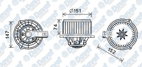 KALORIFER MOTORU ACCENT BLUE-TUCSON