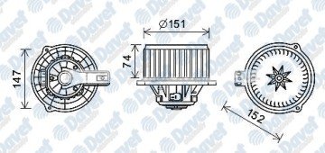 KALORIFER MOTORU ACCENT BLUE-TUCSON