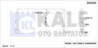 KLIMA RADYATORU (KONDANSER) DOBLO 1.4 / 1.6 16V 01>