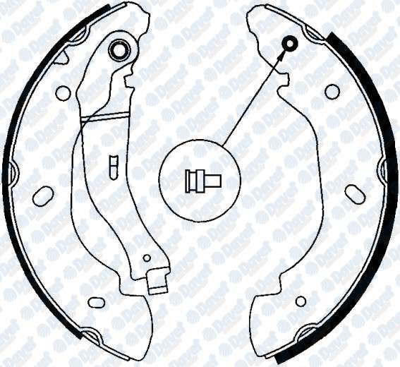 ARKA FREN PABUCLU BALATA TRANSIT V184 01>06 V347 2.2TDCI / 2.4TDCI / 3.2TDCI 06 /> (ONDEN CEKER)