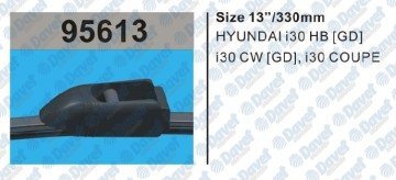 Sılecek Supurgesı Arka 330Mm Muz Tıp Aparatlı Hyundaı I30 11-