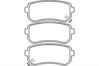 Balata Fren Arka-(Hyundaı: I20 08>12 / I30 08> / Ix35 11>/ Kıa: Cerato 10>13 / Ceed 08>11 / Sportage 11> )