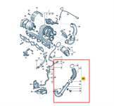 TURBO RADYATOR BORUSU ARTEON CADDY GOLF VII PASSAT POLO TIGUAN TOURAN T-ROC Q3 OCTAVIA 1.6 2.0TDI CRGA CRLB DBGA CRLD DFGA DBGB