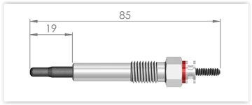 KIZDIRMA BUJİSİ ISUZU GEMINI 1.5TD-2.0-2.2-2.4TD OPEL CORSA A 1.5TD