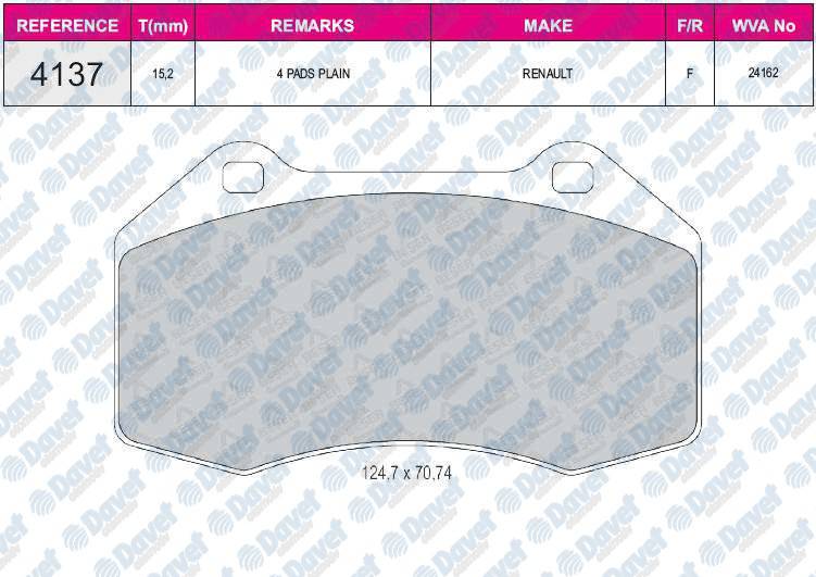 FREN BALATASI ON WVA 24162 MEGANE III 09->