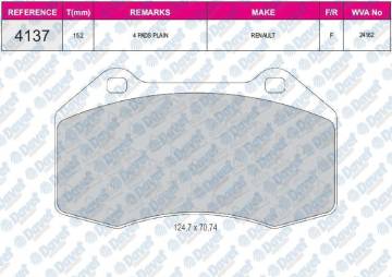 FREN BALATASI ON WVA 24162 MEGANE III 09->