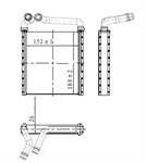 KALORIFER RADYATORU BRAZING-DENSO TIP (VW GOLF 12-13  PASSAT 11-15  SKODA SUPERB 14-15)