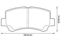 Balata Fren On - ( Dfm : Van 08>13 / Chery : Kımo 1.3 )
