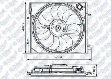 FAN MOTORU KADJAR 1.5DCI-1.6DCI-1.6DCI 4x4 15=>