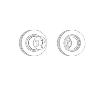 FREN DISKI ARKA HAVA KANALLI (BMW:X3 (F25) / X4 (F26) ) TAKIM