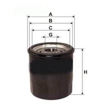 Yağ Filtresi C1-P107 1.0-Corolla 1.3-1.3 12V-1.6-1.8 - Avensıs 1.6-1.8-Yarıs 1.3-1.5-Camry-Carına *