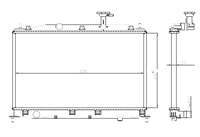 SU RADYATORU - (MANUEL) MEKANİK -(HYUNDAI: ACCENT ERA 06>11 1.4-1.6 ''BENZINLI'' ) (370×648×16)