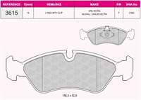ON FREN BALATASI ASTRA F 92>98 VECTRA A 89> 95 VECTRA B 96> 02