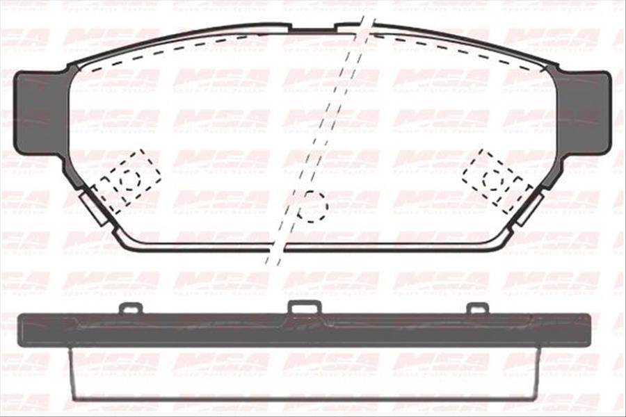 BALATA FREN ARKA-(MITSUBISHI: LANCER 92>02/COLT 92>03/PROTON: PERSONA 96>> ''1.6-1.8'' )