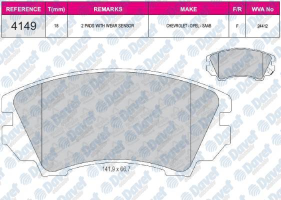 ON FREN BALATASI INSIGNIA ASTRA J ZAFIRA C 17 INCH JANT