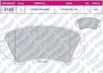 ON FREN BALATASI INSIGNIA ASTRA J ZAFIRA C 17 INCH JANT