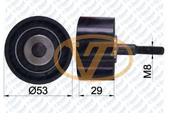 EKSANTRIK RULMANI BRAVA DOBLO MAREA STILO ASTRA H VECTRA C 1.9JTD / 1.9TD / 1.9CDTI 97 06