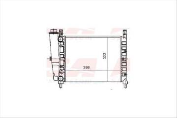 Su Radyatoru Mekanik ( Fıat : Uno 60-- 55 11Sl ) 388×322×34