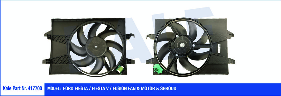 FAN MOTORU DAVLUMBAZLI FORD FIESTA-FIESTA V-FUSION (200W-360mm)