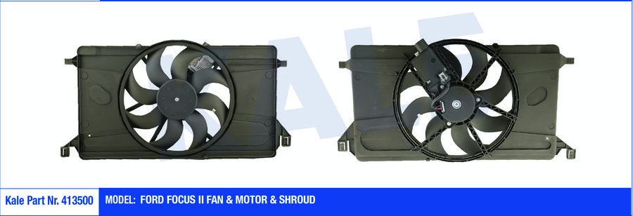 FAN MOTORU DAVLUMBAZLI FORD FOCUS II (300W-385mm)