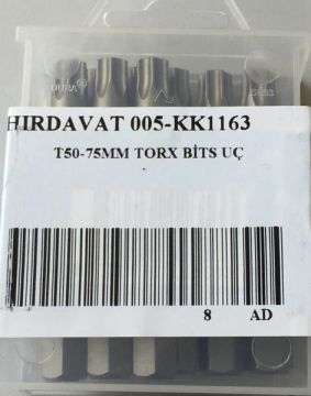 T50-75MM TORX BİTS UÇ